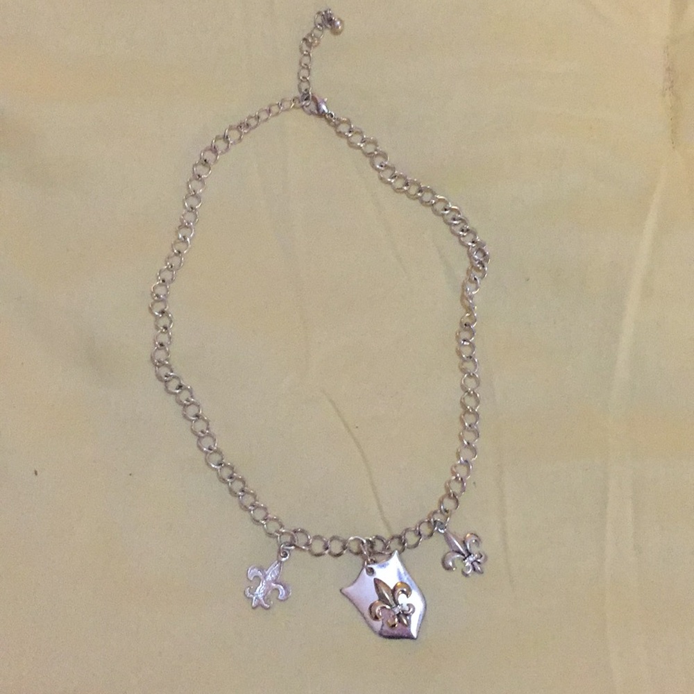 Fleur de lis necklace